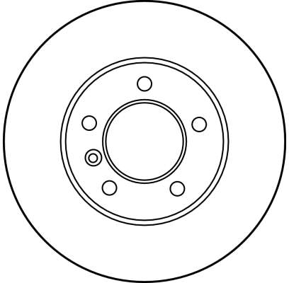 TRW Bremseskive df1804 291mm 28mm for DAIMLER JAGUAR