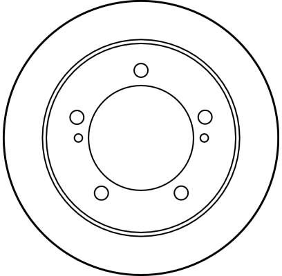 TRW Bremseskive df3165 287mm 17mm for SUZUKI SANTANA