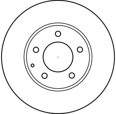 TRW Bremseskive df4012 274mm 28mm for MAZDA EUNOS
