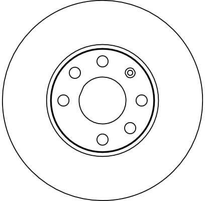 TRW Bremseskive df4042 256mm 24mm for VAUXHALL CHEVROLET