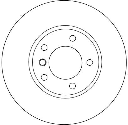 TRW Bremseskive df4055 300mm 22mm for BMW