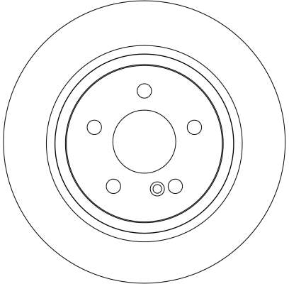 TRW Bremseskive df4263 300mm 10mm for MERCEDES-BENZ MERCEDES-BENZ (BBDC)