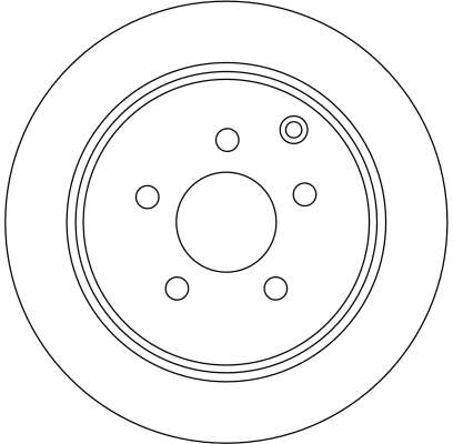 TRW Bremseskive df4353 ventileret 308mm 16mm for INFINITI NISSAN INFINITI (DFAC)