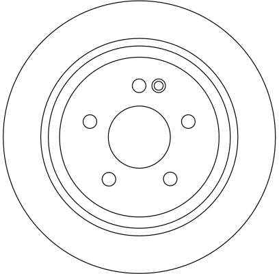 TRW Bremseskive df4356 fuld 296mm 10mm for MERCEDES-BENZ MERCEDES-BENZ (FJDA)