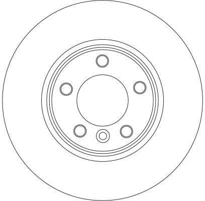 TRW Bremseskive df4359 310mm 24mm for BMW