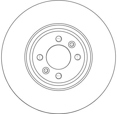 TRW Bremseskive df4371 300mm 24mm for RENAULT DONGFENG