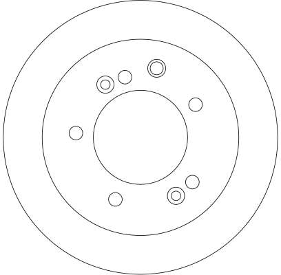 TRW Bremseskive df4394 ventileret 315mm 20mm for KIA