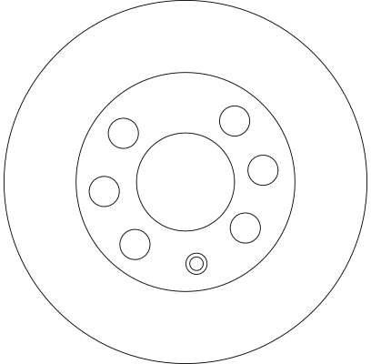 TRW Bremseskive df4439 236mm 20mm for DAEWOO