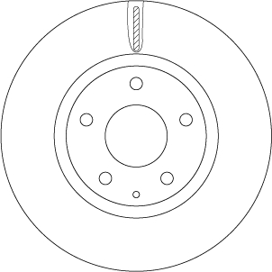 TRW Bremseskive df8052 297mm 28mm for MAZDA