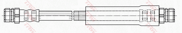 TRW Bremseslange pha486 for VW VW (SVW) SEAT