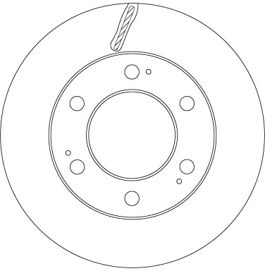 TRW Bremseskive df6882 294mm 26mm for SSANGYONG