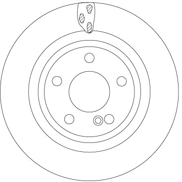 TRW Bremseskive df6887 295mm 22mm for MERCEDES-BENZ INFINITI