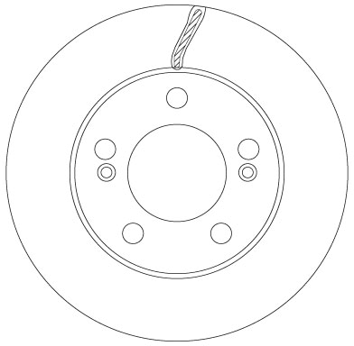 TRW Bremseskive df6888 294mm 28mm for SSANGYONG