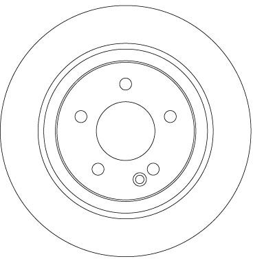TRW Bremseskive df6788s 300mm 12mm for MERCEDES-BENZ