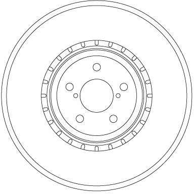 TRW Bremseskive df6923s 316mm 30mm for SUBARU