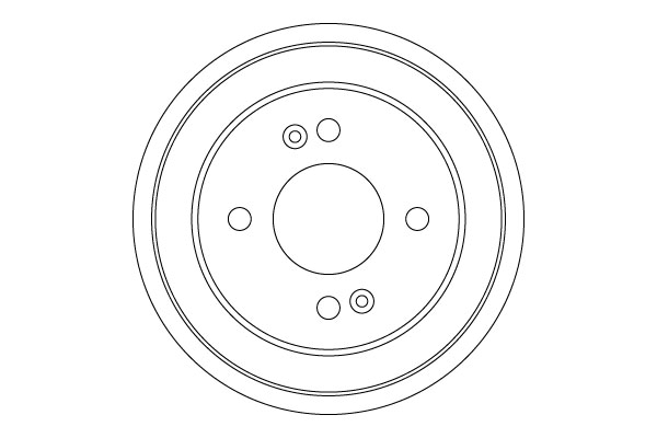 TRW Bremsetromle db4548 for KIA