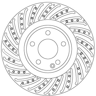 TRW Bremseskive df6633s 320mm 30mm for MERCEDES-BENZ