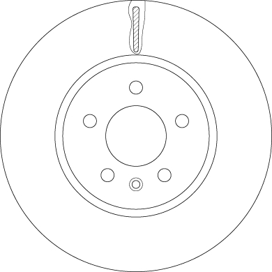 TRW Bremseskive df6260s 321mm 30mm for OPEL VAUXHALL