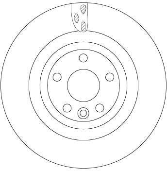 TRW Bremseskive df6706s 325mm 20mm for JAGUAR