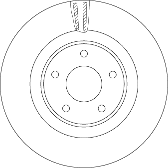 TRW Bremseskive df6496s 320mm 28mm for INFINITI