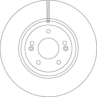 TRW Bremseskive df6545s 321mm 32mm for HYUNDAI