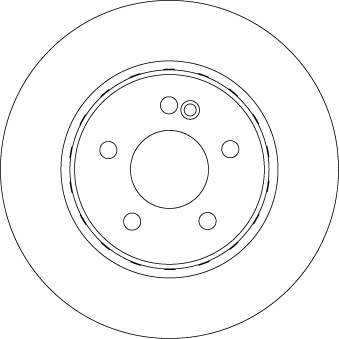 TRW Bremseskive df6646s Todelt bremseskive 300mm 12mm for MERCEDES-BENZ