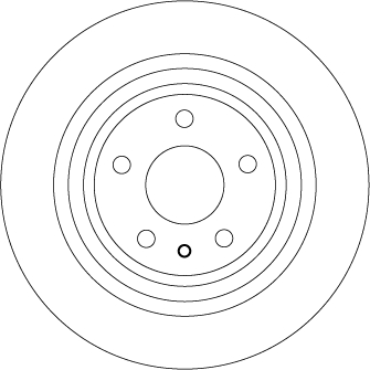 TRW Bremseskive df6809 302mm 11mm for FORD