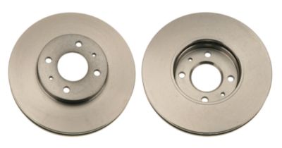 TRW Bremseskive df4024 ventileret 257mm 26mm for NISSAN