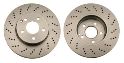 TRW Bremseskive df4813s perforeret/ventileret 295mm 28mm for MERCEDES-BENZ