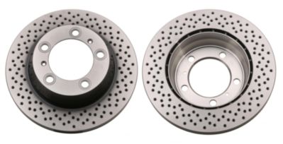 TRW Bremseskive df6298s perforeret 299mm 20mm for PORSCHE