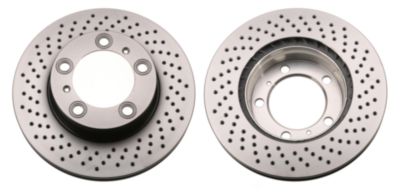 TRW Bremseskive df6413s perforeret 298mm 24mm for PORSCHE