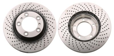 TRW Bremseskive df6464s lukket/perforeret 330mm 34mm for PORSCHE