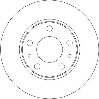 TRW Bremseskive df6287 276mm 16mm for IVECO