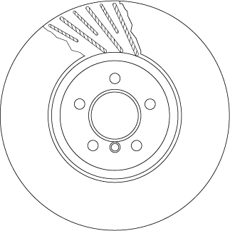 TRW Bremseskive df6614s Todelt bremseskive 374mm 36mm for BMW