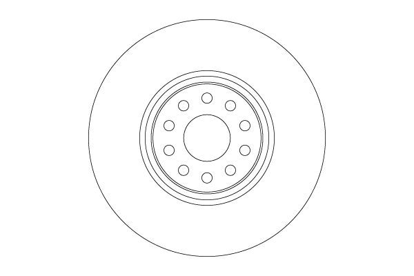 TRW Bremseskive df6733s 335mm 30mm for VW