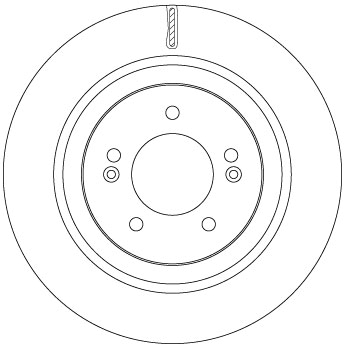 TRW Bremseskive df6959 314mm 20mm for KIA
