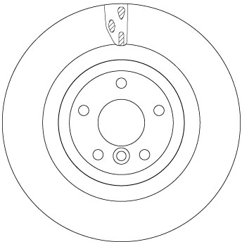 TRW Bremseskive df6969s 325mm 20mm for JAGUAR