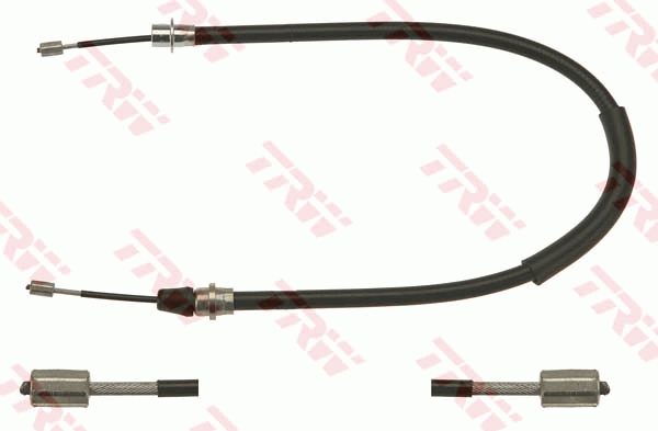 TRW Håndbremsekabel gch1702 for PEUGEOT
