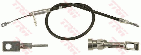 TRW Håndbremsekabel gch1822 for MERCEDES-BENZ