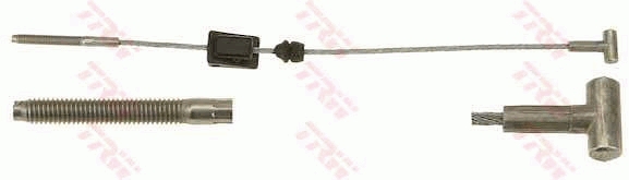 TRW Håndbremsekabel gch1904 for FORD MAZDA