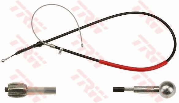 TRW Håndbremsekabel gch2537 for AUDI
