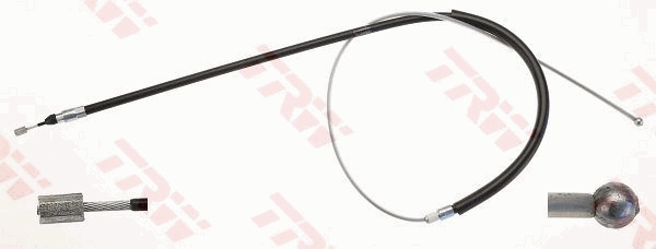 TRW Håndbremsekabel gch461 for BMW