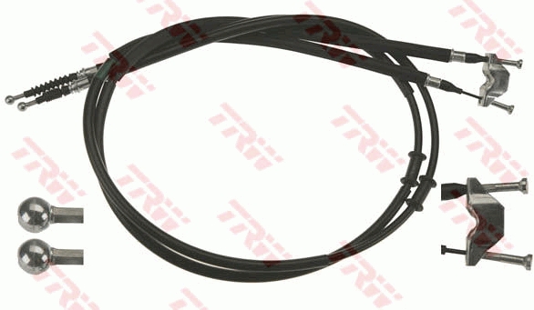 TRW Håndbremsekabel gch519 for VAUXHALL OPEL