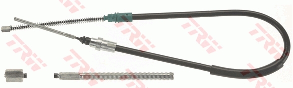 TRW Håndbremsekabel gch566 for PEUGEOT