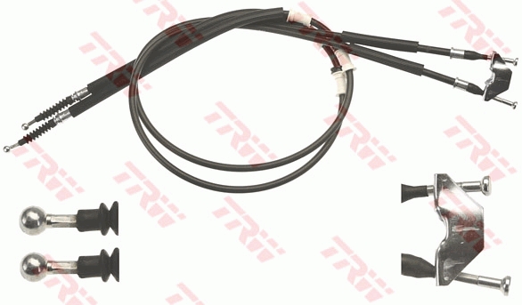 TRW Håndbremsekabel gch612 for VAUXHALL