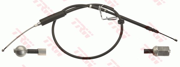 TRW Håndbremsekabel gch722 for LAND ROVER