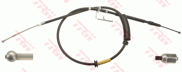 TRW Håndbremsekabel gch723 for LAND ROVER