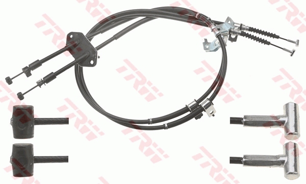 TRW Håndbremsekabel gch743 for MAZDA
