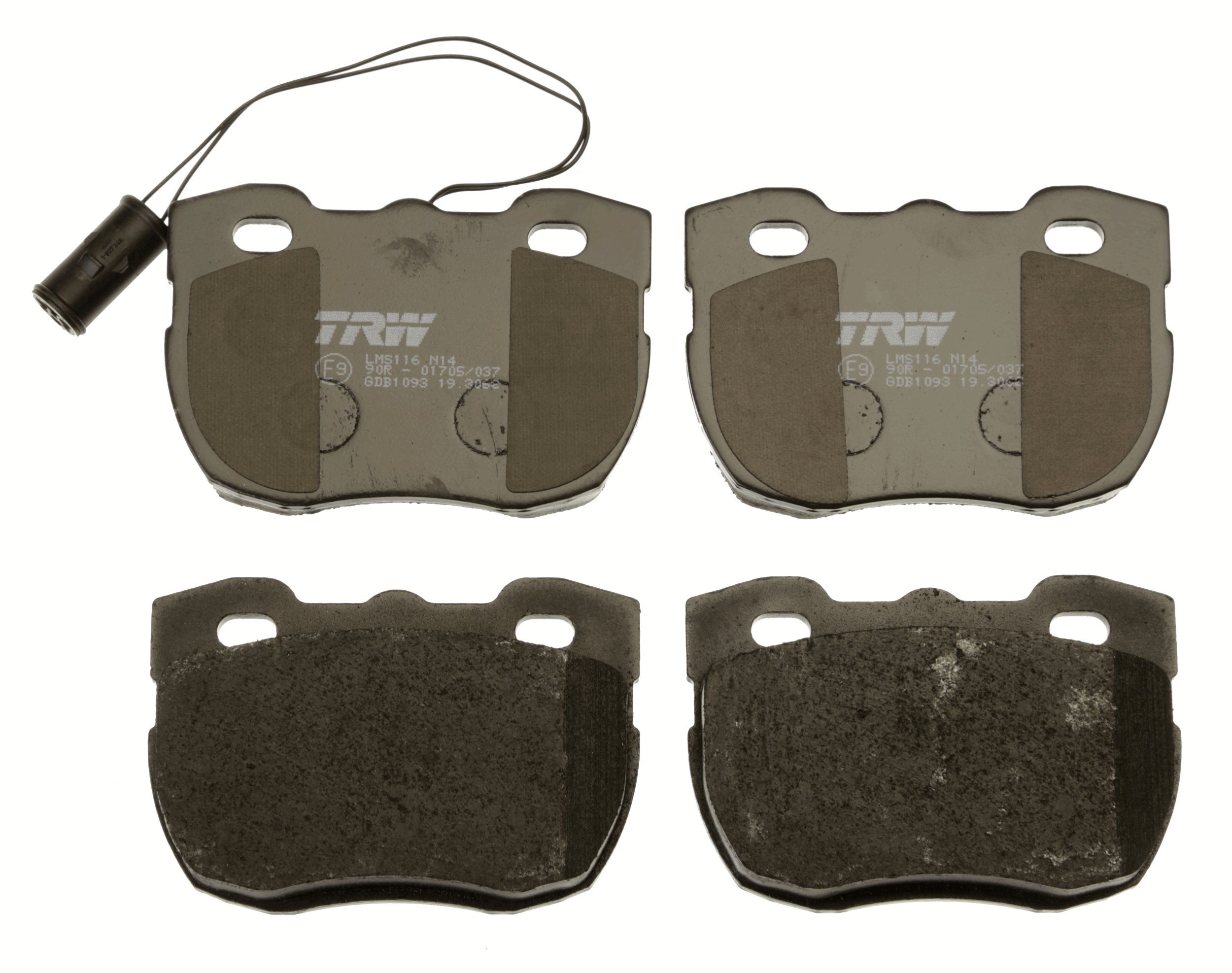 TRW Bremseklodser gdb1093 for LAND ROVER ROVER