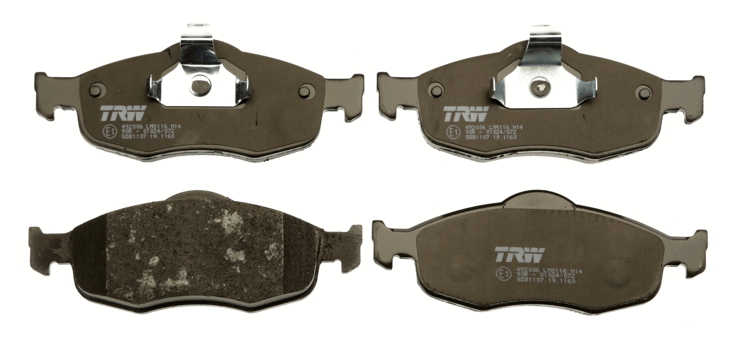 TRW Bremseklodser gdb1107 for FORD FORD USA